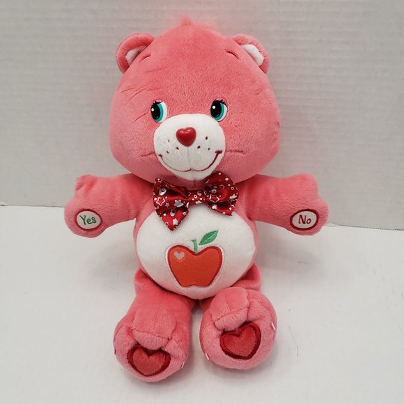 2004 Care Bears SMART HEART Plush Bear Yes No 13" - Picture 1 of 15